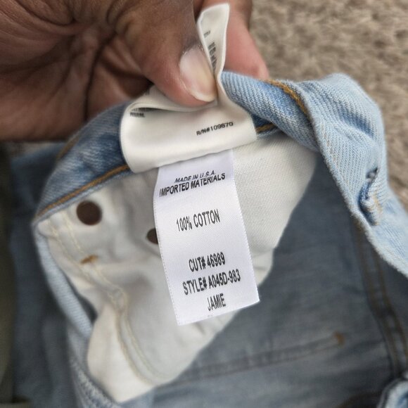 Agolde Jeans Women 27 Jamie High Rise Classic Shakedown Distressed Denim - Picture 4 of 8